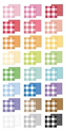 Doodlebug Design Paper Pad 6x8" - Buffalo Check & Wood Grain (15x20 cm)
